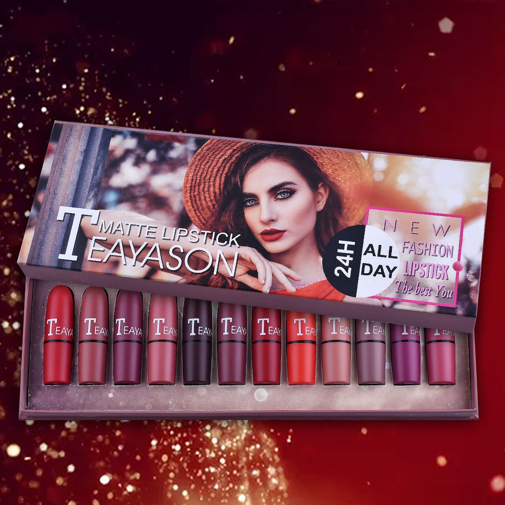 Bullet Matte Lipstick Set Big Red Plum (5)